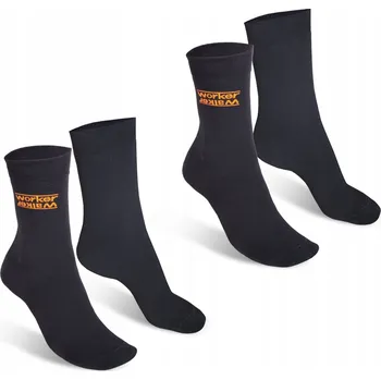 Pánské ponožky Worker Walker Ponožky Bambusové pracovní ponožky černé velikost 39-41