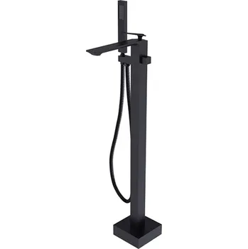 Vodovodní baterie Besco Aspira stojanová vanová baterie, black, BW-A-CZ