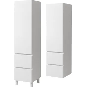 Koupelnový nábytek Lavedo Vivace White Uni vysoká závěsná skříňka do koupelny, lesk Orientace: Pravá, VIVACE-PPN2SH-40DR