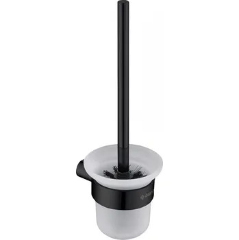 Aplomo Round nástěnný WC kartáč, černá, ADR_N711