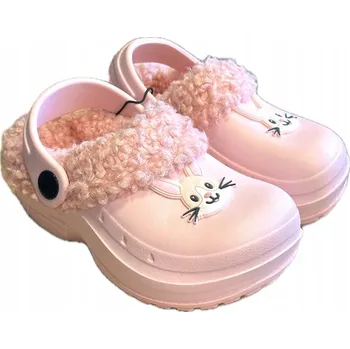 Chlapecké bačkory Cleve Dětské Pantofle s Vyjímatelnou Vložkou Růžové vel. 24/25