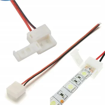 Příslušenství pro LED osvětlení Spojka pro VODĚODOLNÉ LED pásky, konektor, kabel 8mm
