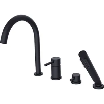 Besco Illusion 4-otvorový vanový komplet, black, BW-I4-CZ