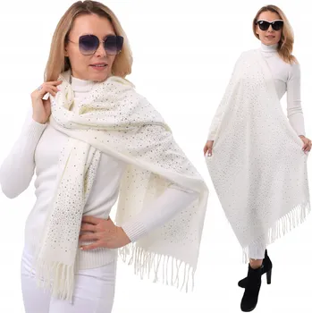 Šála Exkluzivní Šála z VLNY VEČERNÍ k šatům DÁREK pro ni