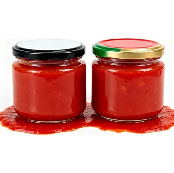 Sklenice 100 ks Sklenice 330 ml se šroubovacím uzávěrem na zavařeniny med džem salát paprika