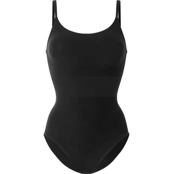 Body esmara® Dámské bezešvé tvarující body (černá, M(40/42))