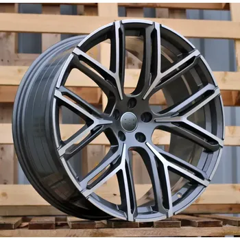 Alu kolo Alu kola Racing Line HF736, 22x10 5x112 ET18, šedivá + leštění (zátěžová)