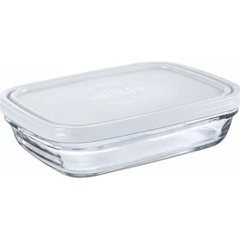 Dóza na potraviny Skleněná dóza s víkem na potraviny 390 ml - na polévky, omáčky, saláty