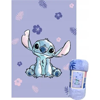 deka Kocyk Lilo i Stitch 100x150 cm Disney mikroflanela – měkká a hebká deka