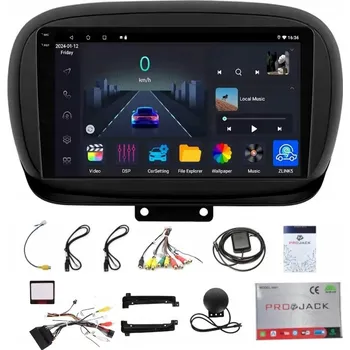 Autorádio AUTORÁDIO S GPS NAVIGACÍ FIAT 500 2014-2020 WIFI CARPLAY ANDROID USB 4GB 64GB