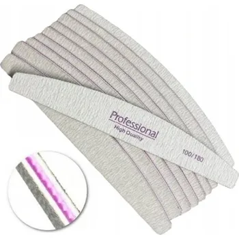 PILNÍK NA NEHTY 100/180 PROFESSIONAL HQ LOĎKA ZEBRA MANIKÚRA 10 KUSŮ