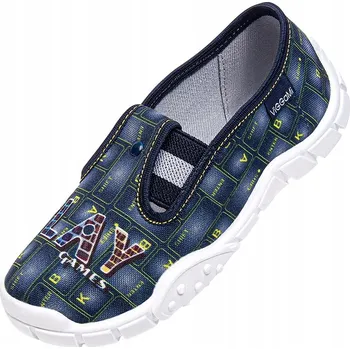 Chlapecké bačkory Dětské pantofle Viggami papuče modré, velikost 34