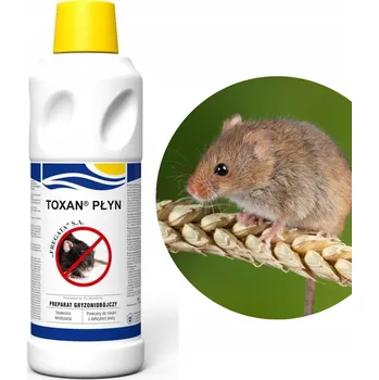 Hubení hlodavce Jed Na Krysy a Myši Toxan 1L tekutý přípravek na hubení krys a myší