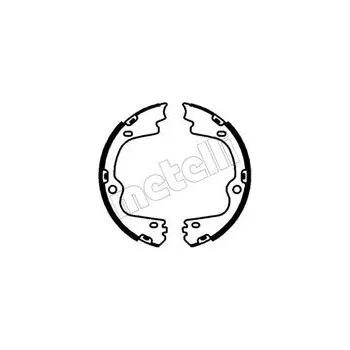 Brzdová čelist Sada brzdových čelistí, parkovací brzda METELLI 53-0701