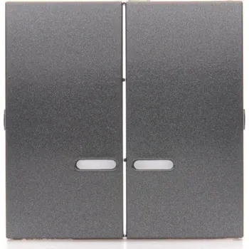 vypínač Dvojitý kláves Kontakt-simon DKW9L/48 antracit