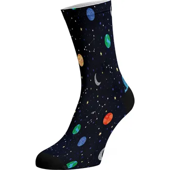 Dámské ponožky Walkee barevné ponožky - Night Sky Barva: Černá, Velikost: 37-41