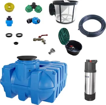 nádrž Aquanix Sestava zahrada Iris 6000 l Standard