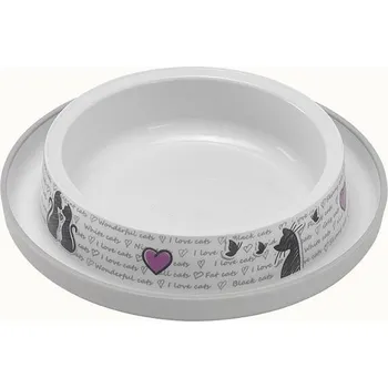 miska pro kočku Flamingo Miska pro kočky In Love plastová 210ml