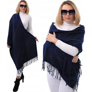 Šála Módní DÁREK pro ni DÁMSKÝ ŠÁTEK se ZIRKONY k VEČERNÍM ŠATŮM