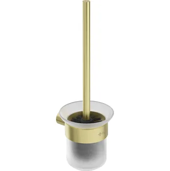 Aplomo Round nástěnný WC kartáč, zlatá, ADR_R711