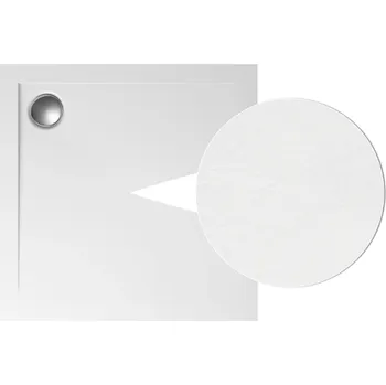 Polimat Geos čtvercová sprchová vanička, struktura kamene Rozměr vaničky: 90x90cm, 23778_90X