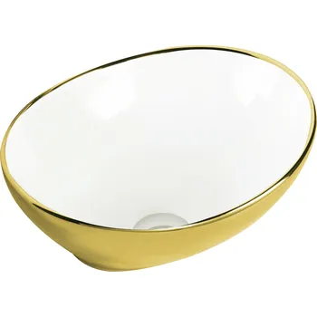 Umyvadlo Kerra Kratos 707 keramické umyvadlo, gold, KR707WHG