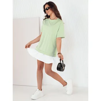 Dámské šaty Mini šaty PULLER EY2479 Barva: Světle zelená, Velikost: ONE SIZE