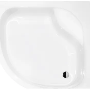 Besco Diper I čtvrtkruhová vysoká sprchová vanička Rozměr vaničky: 80x80cm, BAD-80-NK