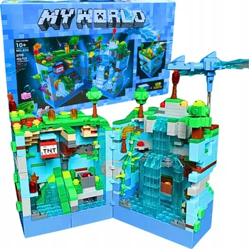 ostatní stavebnice Stavebnice Pevnost Ledový Zámek Bojová Herní Sada Kostek My World