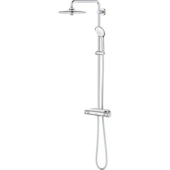 Grohe EUPHORIA SYSTEM 260 sprchový set s termostatickou baterií, horní sprcha, ruční sprcha se 3 proudy, tyč, hadice, chrom