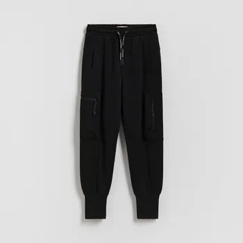 Reserved - Joggery cargo s kapsami - černý - 400HK-99X - 400HK-99X-152