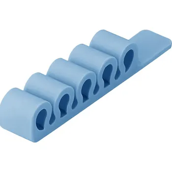 Organizér kabelů OEM Office organizér kabelů / nalepovací / modrý