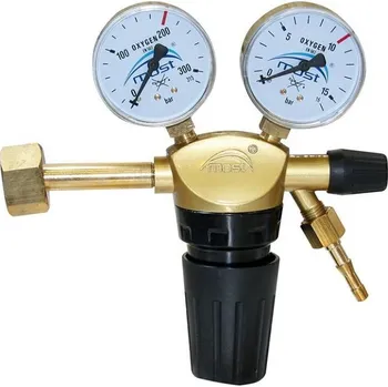 Ventil Redukční ventil KYSLÍK 200/10 bar Brass MOST