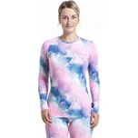 Dámské termo tričko Meatfly Capa růžová/modrá L