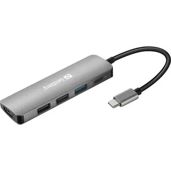 SANDBERG USB-C Dock HDMI+3xUSB+PD 100W (136-32)