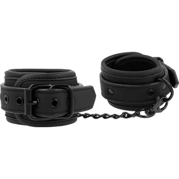 SuperLove Handcuffs Vegan Leather Black