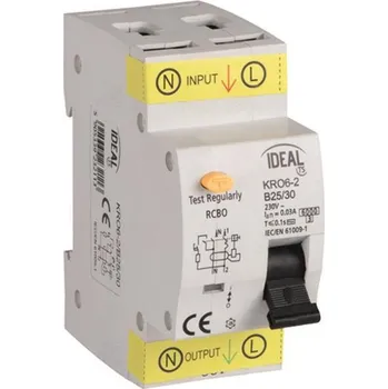 vypínač Proudový chránič Kanlux 0 V IP20 25 A