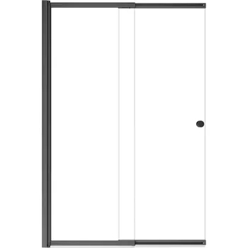 Besco Easy Slide dvoudílná vanová zástěna, Gun Metal, PESGM-2S