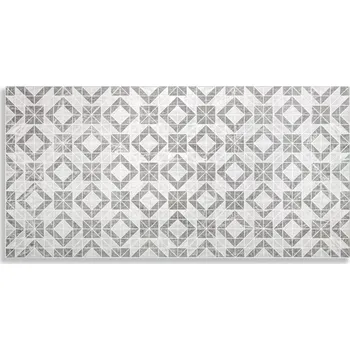 Obklad PVC OBKLADOVÝ PANEL NA ZEĎ TVRDÝ VZOR MOZAIKA DEKORATIVNÍ OBKLÁDAČKY 48,5x96 cm