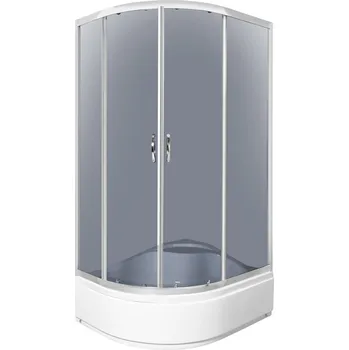 Kerra Katia 100x80 graphite sprchový kout s vaničkou Orientace: Pravá, 852_PRA