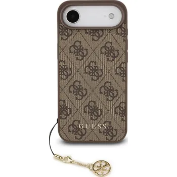 Pouzdro na mobilní telefon Zadní kryt Guess 4G Charm pro Apple iPhone Air, tone on tone brown