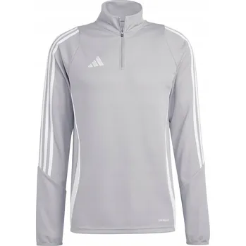 Pánská mikina PÁNSKÁ MIKINA ADIDAS TIRO 24 TRAINING TOP ŠEDO-BÍLÁ IS1041 vel. L