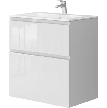 Koupelnový nábytek Lavedo Ester 70 White koupelnová skříňka s umyvadlem, ES-70WHITE