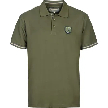 Pánská polokošile Percussion s výšivkou Velikost: 3XL, Barva: olivová