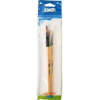 Umělecký štětec Sada 3ks štětců Ruby kulaté (č. 2, 4, 9)