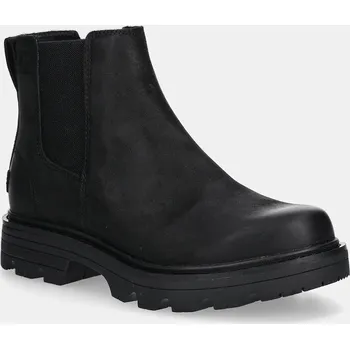 Dámská zimní obuv Nubukové kotníkové boty Sorel REVEL RD CHELSEA WP 2144881010 černá 99X, EUR 38