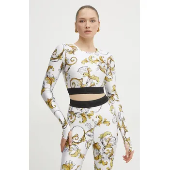 Pánské tričko Tričko s dlouhým rukávem Versace Jeans Couture 78HAH218.JS470 bílá 00A, vel. 34