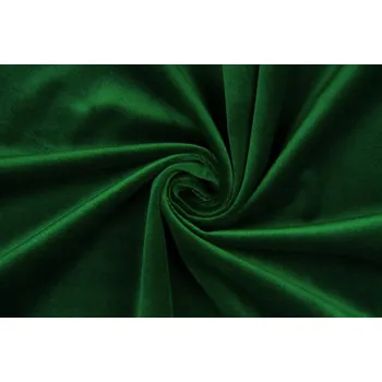 MATNÁ VELUROVÁ LÁTKA 280 CM NA ZÁVĚSY ZELENÁ SMARAGD