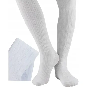 Dívčí oblečení Dětské punčocháče Noviti bílé bavlna velikost 86