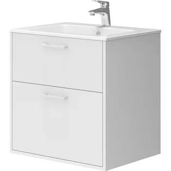 Koupelnový nábytek Lavedo Afina Piedra White 60 koupelnová skříňka s umyvadlem, AF-60-PIE-WH